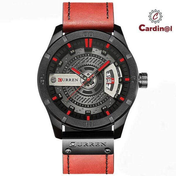 Curren 8301 L Collection 01 Red Watch For Men
