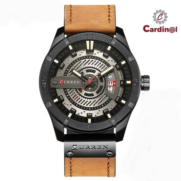 Curren 8301 L Collection 01 Light Brown Watch For Men