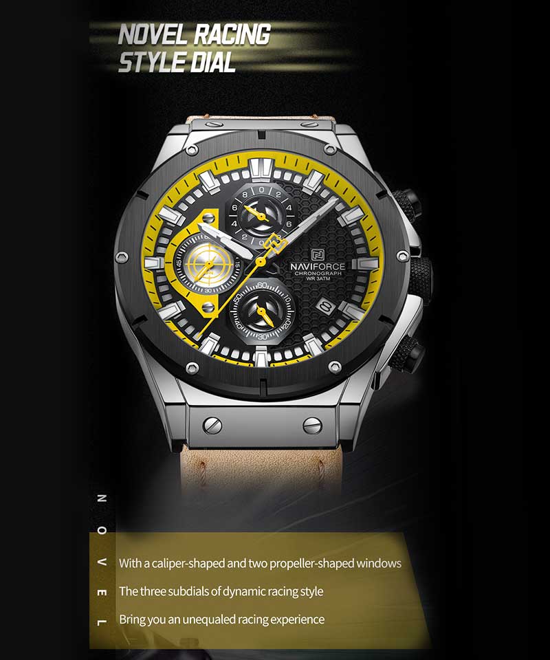 Naviforce 8027 mens watch collection in bangladesh