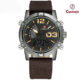 Naviforce 9095 Luminous Leather Watch Price in BD - Original Front View