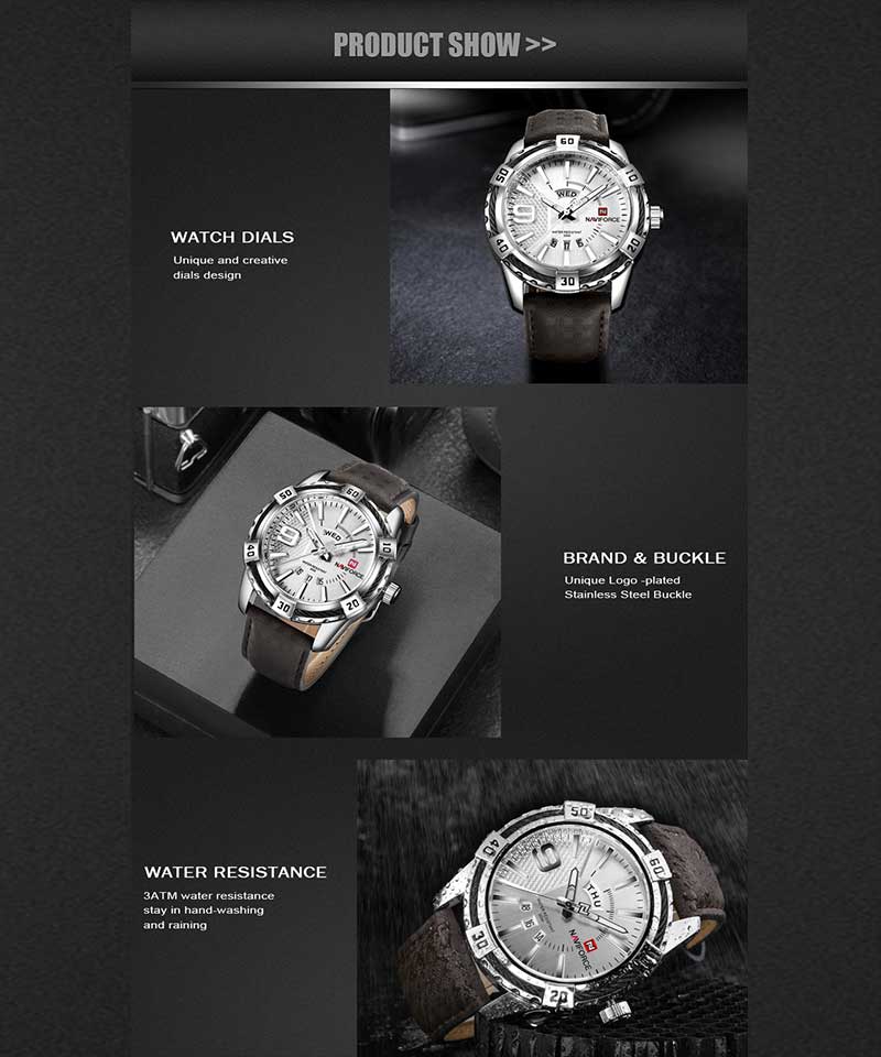 Naviforce 9117 L mens watch collection in bangladesh