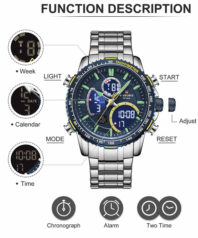 Naviforce 9182 mens watch collection 06 in bangladesh