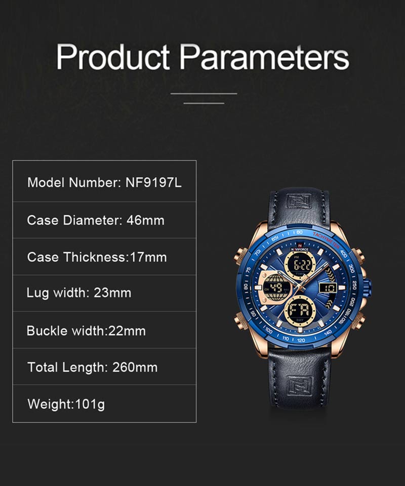 Naviforce 9197 L mens watch collection 02 in bangladesh