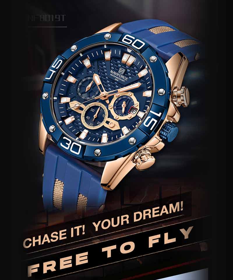 Naviforce 8019 mens watch collection in bangladesh