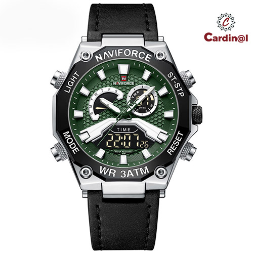 Naviforce NF 9220 L - Black Green Watch For Men Price In Bangladesh