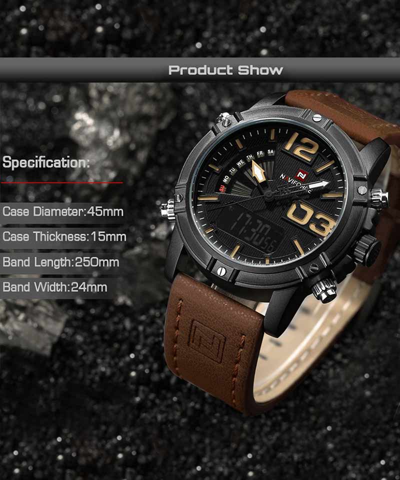 Naviforce 9095 mens watch collection 02 in bangladesh