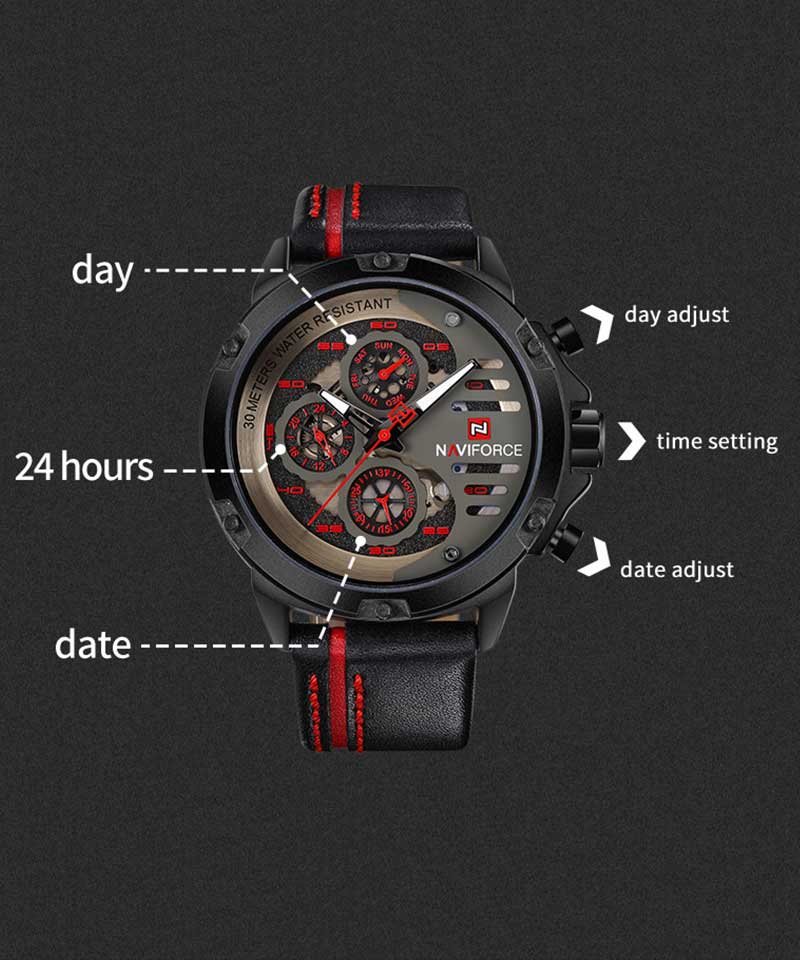 Naviforce 9110 mens watch collectionin 01 bangladesh