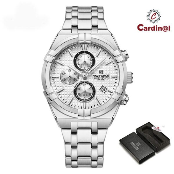 Naviforce NF 8042 Stainless Steel Quartz Watch Collection 02 For men