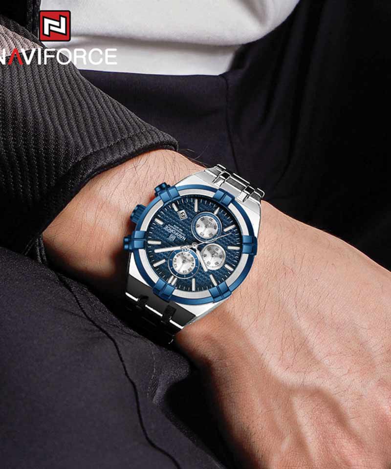 Naviforce NF 8042 Stainless Steel Quartz Watch Collection 10 For men
