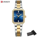 Curren 9102 ch for women Gold Blue 0