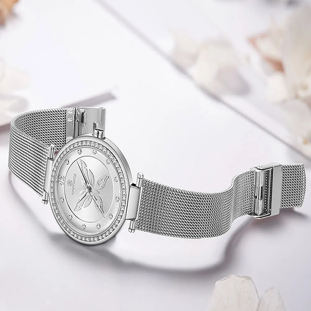 Naviforce 5018 Silver For Women 3