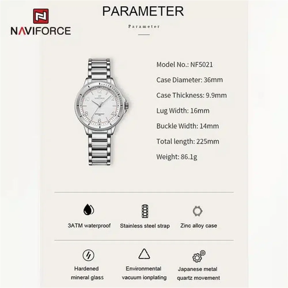 Naviforce 5021 Silver 04