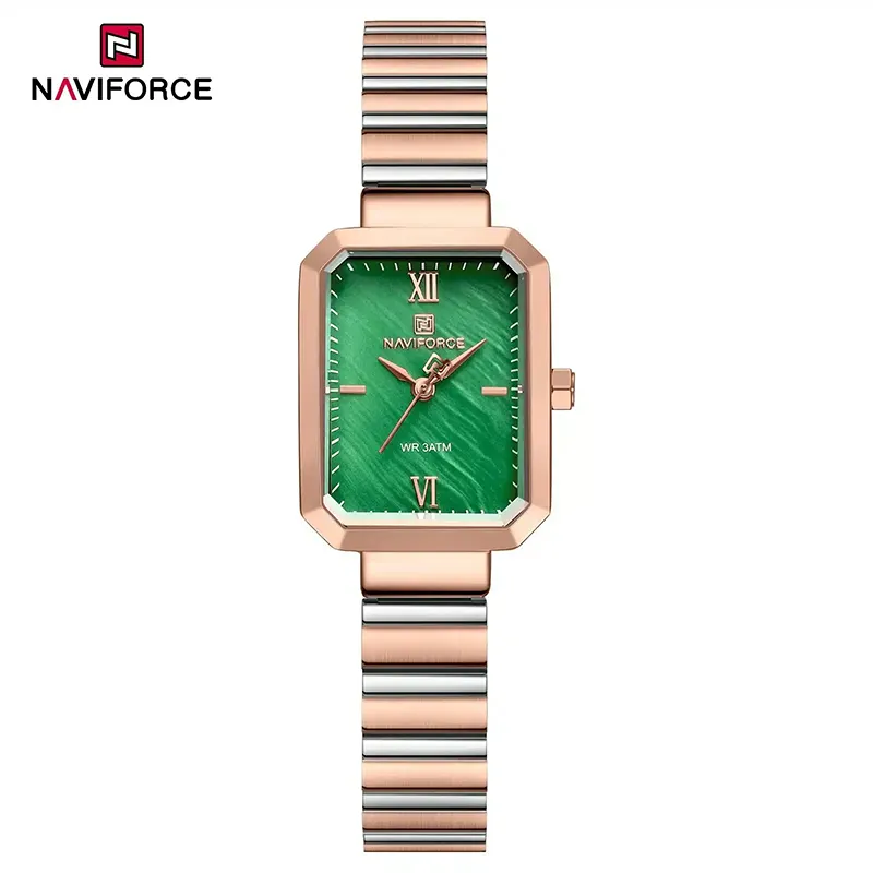 Naviforce 5050 Rose Green For Women Naviforce 5050 Rose Green For Women