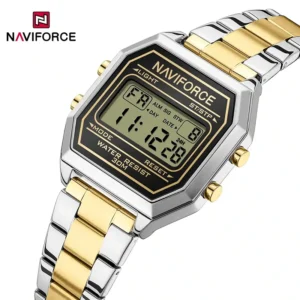 Naviforce 5063 Ch For Women Silver Gold 02
