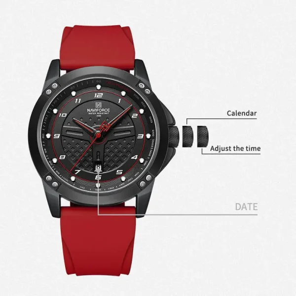 Naviforce 8031 Red 02