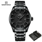 Naviforce 8032 Ch Black For Men