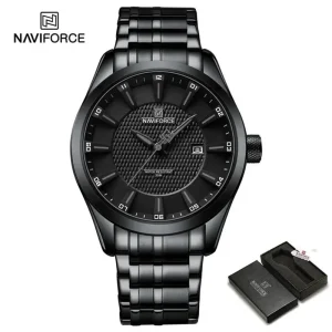 Naviforce 8032 Ch Black For Men