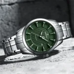 Naviforce 8032 Ch Silver Green For Men 01