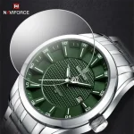 Naviforce 8032 Ch Silver Green For Men 03