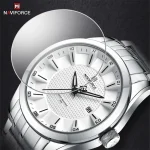 Naviforce 8032 Ch Silver White For Men 01