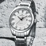 Naviforce 8032 Ch Silver White For Men 04