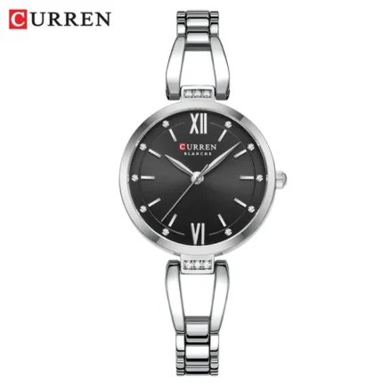 curren 9092 ch for women silver black
