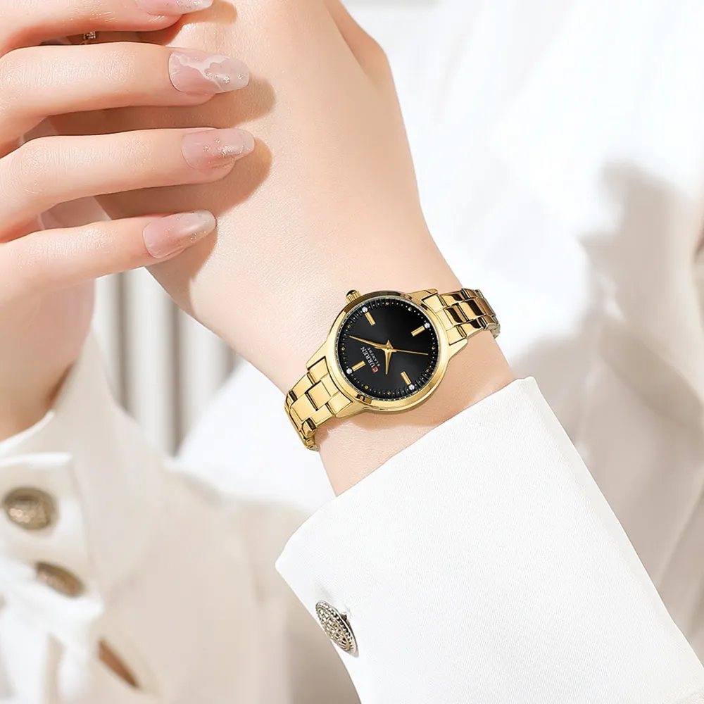 curren 9094 for women gold black 01