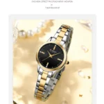 curren 9094 for women silver gold black 01