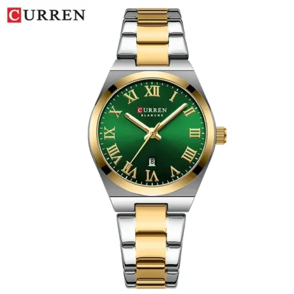 Curren 9095 Green Ladies Watch Price in BD - Original Front View