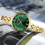 curren 9097 ch for women gold green 01