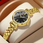 curren 9098 ch for women gold black