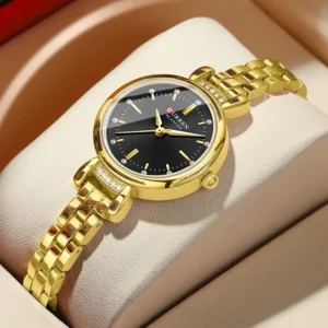 curren 9098 ch for women gold black