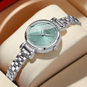 curren 9098 ch for women silver green 02