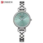 curren 9098 ch for women silver green