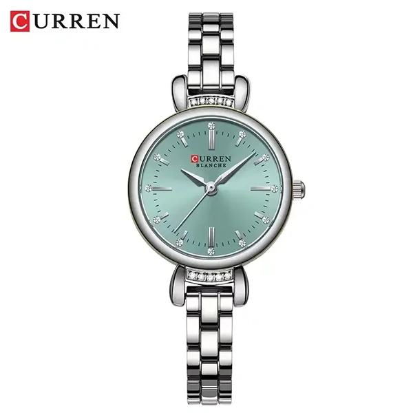 curren 9098 ch for women silver green curren 9098 ch for women silver green