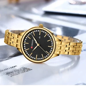 curren 9099 for women gold black 01