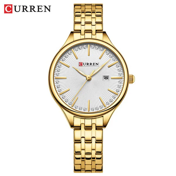 curren 9099 for women gold white curren 9099 for women gold white