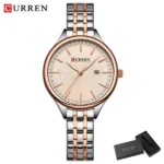curren 9099 for women silver rose
