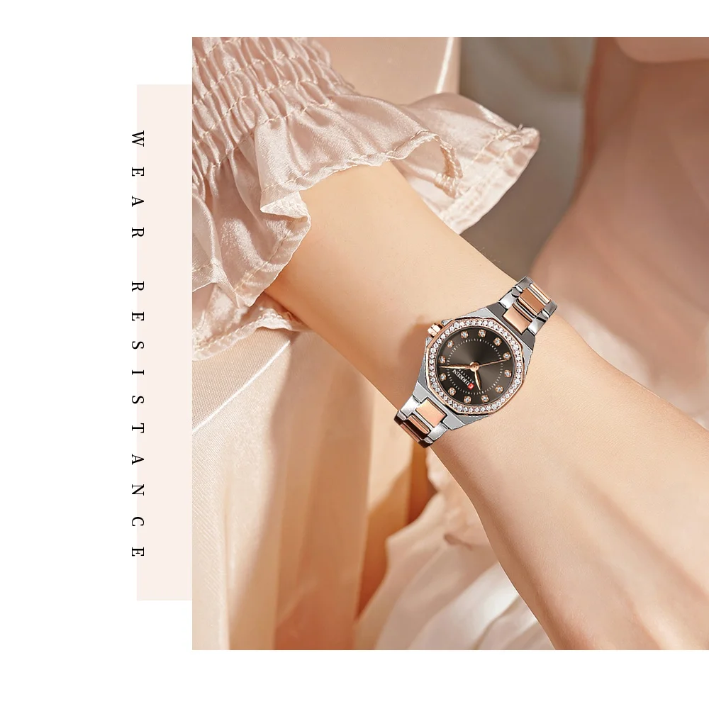 curren 9100 ch for women Rose Gold 02