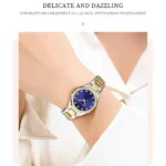 curren 9100 ch for women gold blue 01