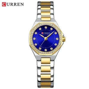 curren 9100 ch for women gold green 00