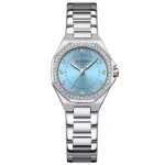 curren 9100 ch for women silver blue 00