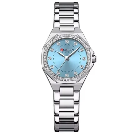 curren 9100 ch for women silver blue 00