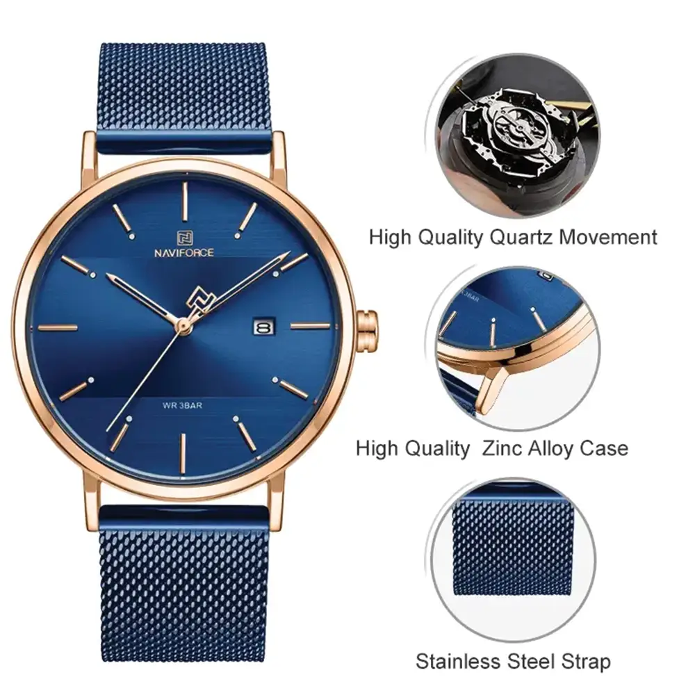 naviforce 3008 Blue for women 03