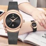 naviforce 5004 rosegold black for women 04