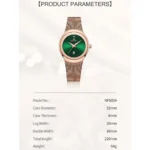 naviforce 5004 rosegold green 0