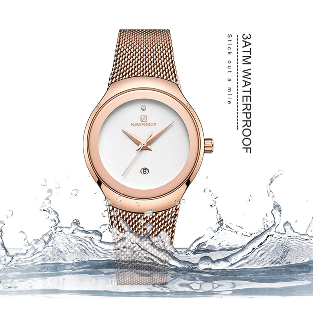 naviforce 5004 rosegold white 02