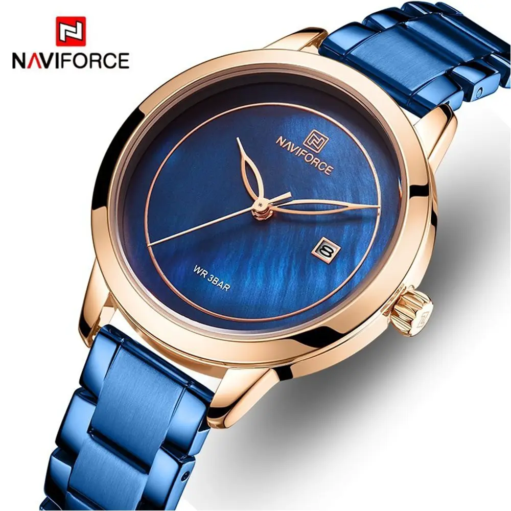naviforce 5008 Rosegold blue 01