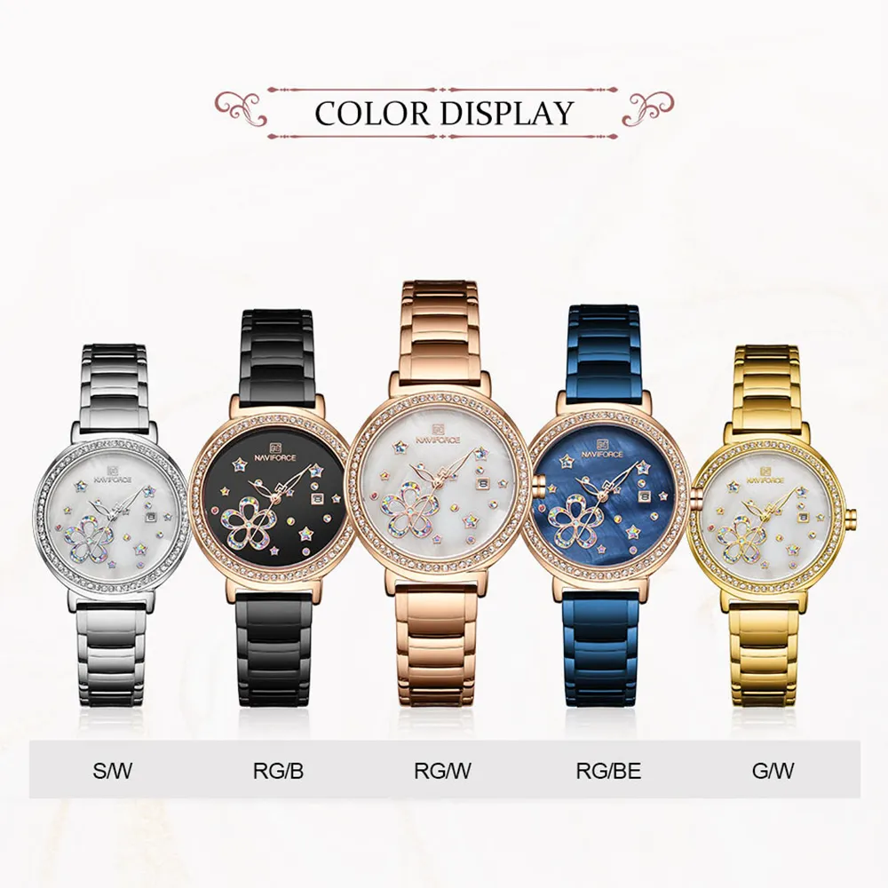 naviforce 5016 all colour Watch For Women naviforce 5016 all colour Watch For Women