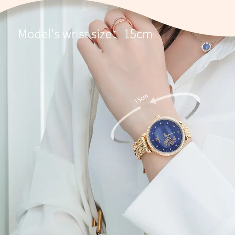 naviforce 5017 Rosegold Blue 02